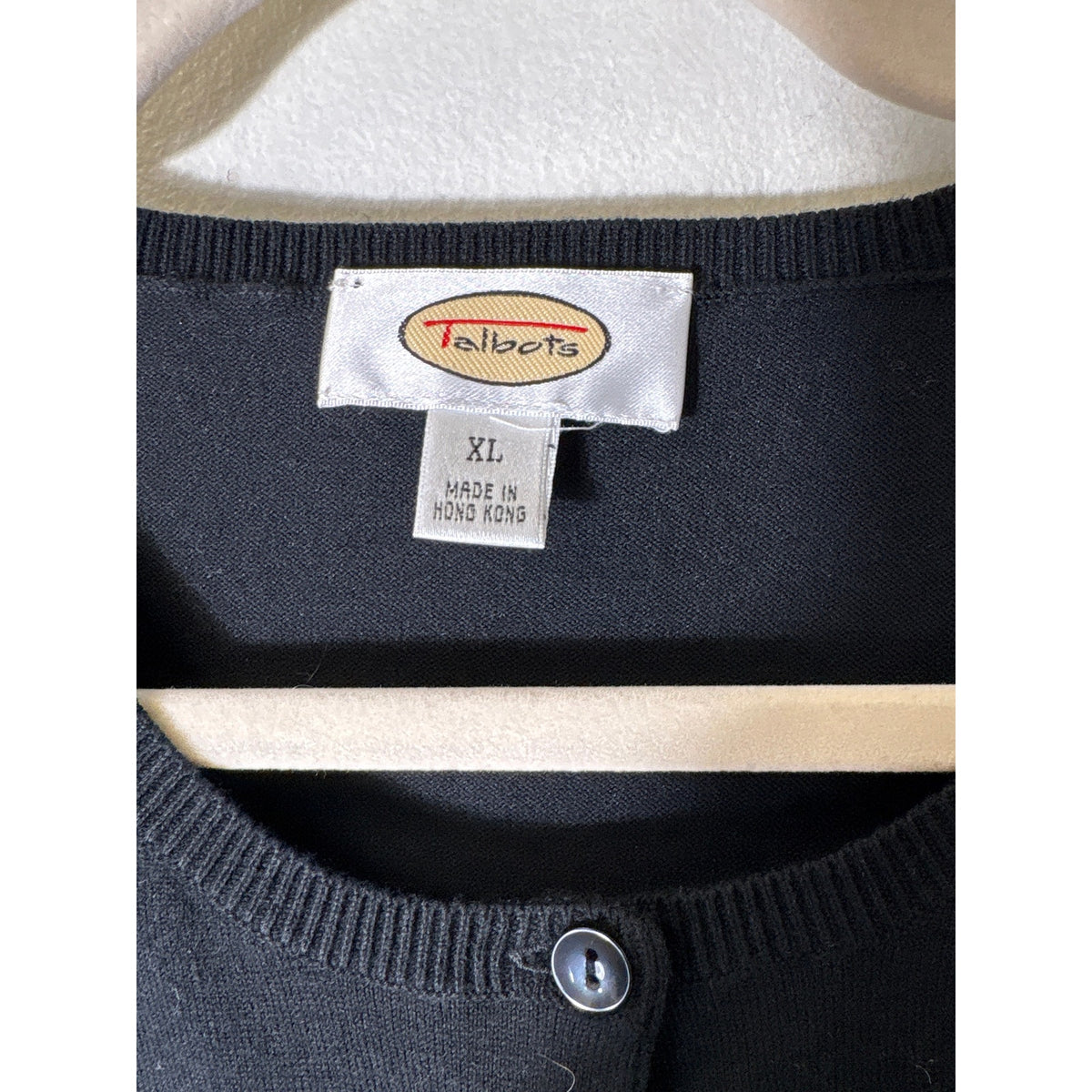 Talbots Black Cardigan XL