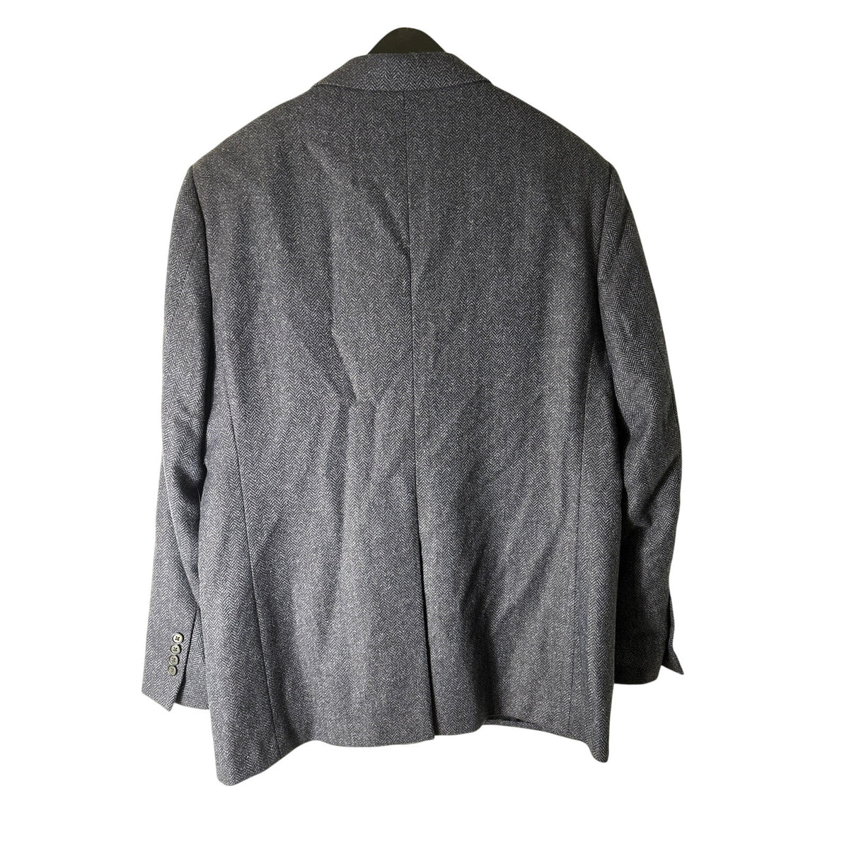 Mens Brooks Brothers Navy Blue Hounds Tooth Jacket Sz 48L