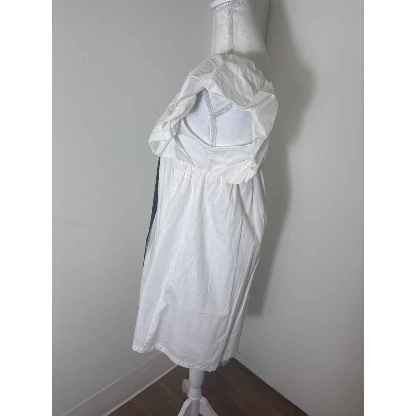 o.p.t. White Cotton Sleeveless Mini Dress Sz XS