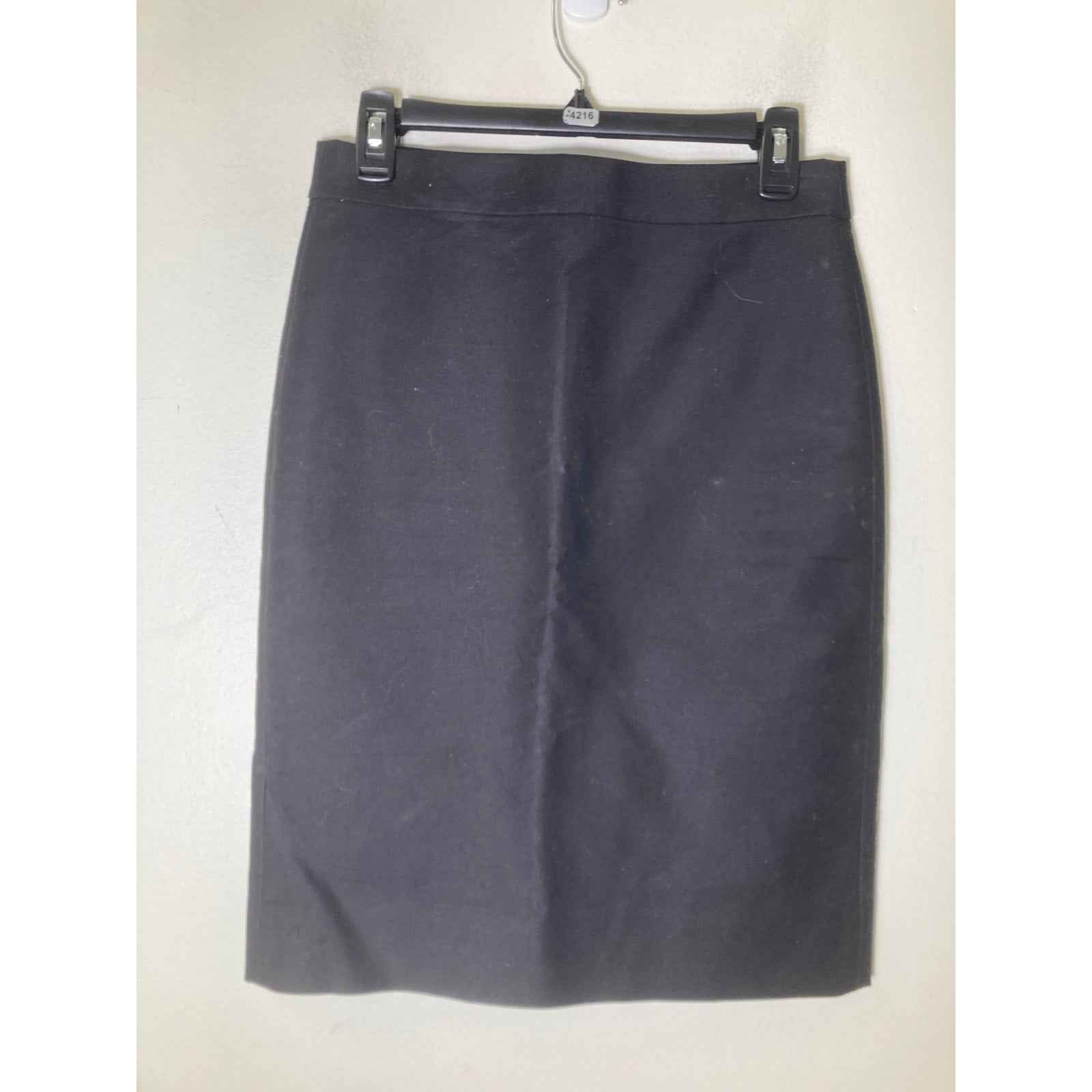 J. Crew Black No. 2 Pencil Knee Length Skirt Sz 2