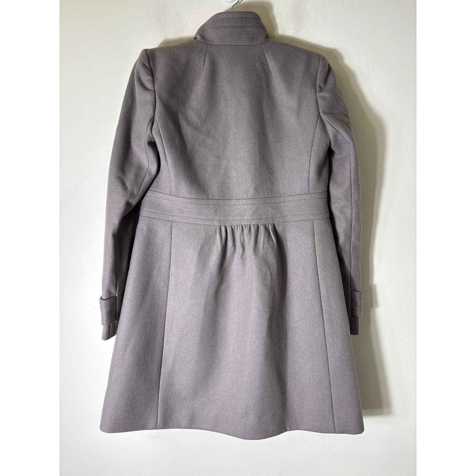 J.Crew Gray Wool Blend Winter Coat Sz 4