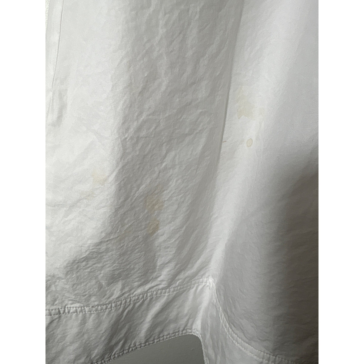Rebecca Valance Crisp White Short Puff Sleeve A-Line Dress Sz 6