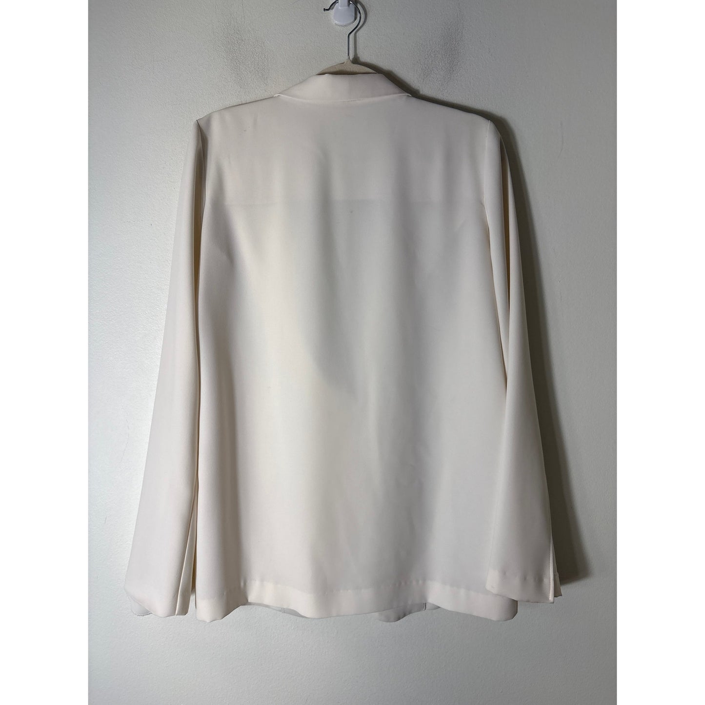 Amanda Uprichard Off White Long Sleeve One Button Jacket Sz M