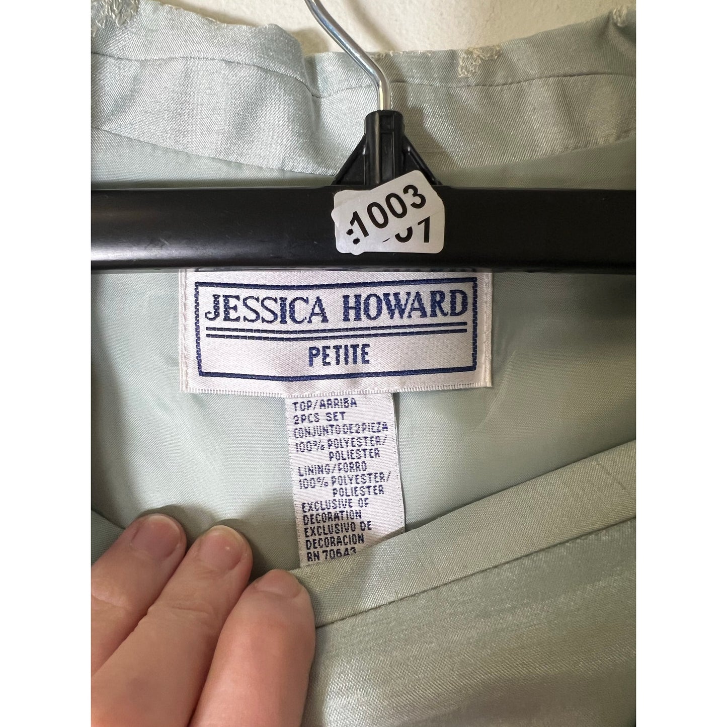 Jessica Howard Skirt Set (top and bottom) Sz 6 Petite