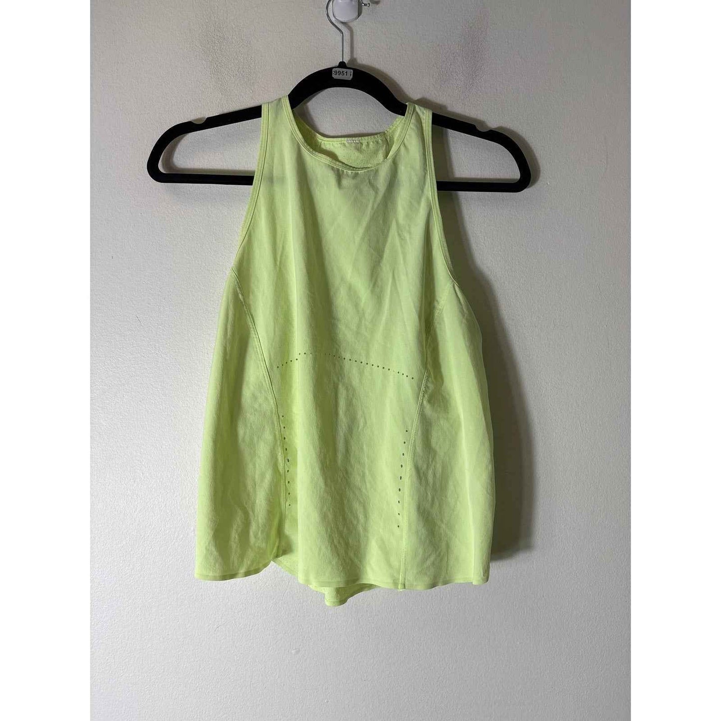Lululemon Neon Yellow Athletic Top Sz (fits like) Sm