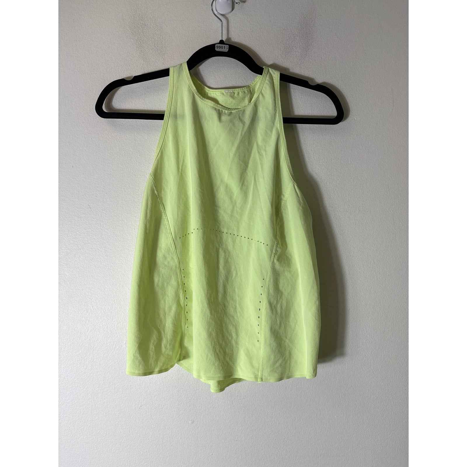 Lululemon Neon Yellow Athletic Top Sz (fits like) Sm
