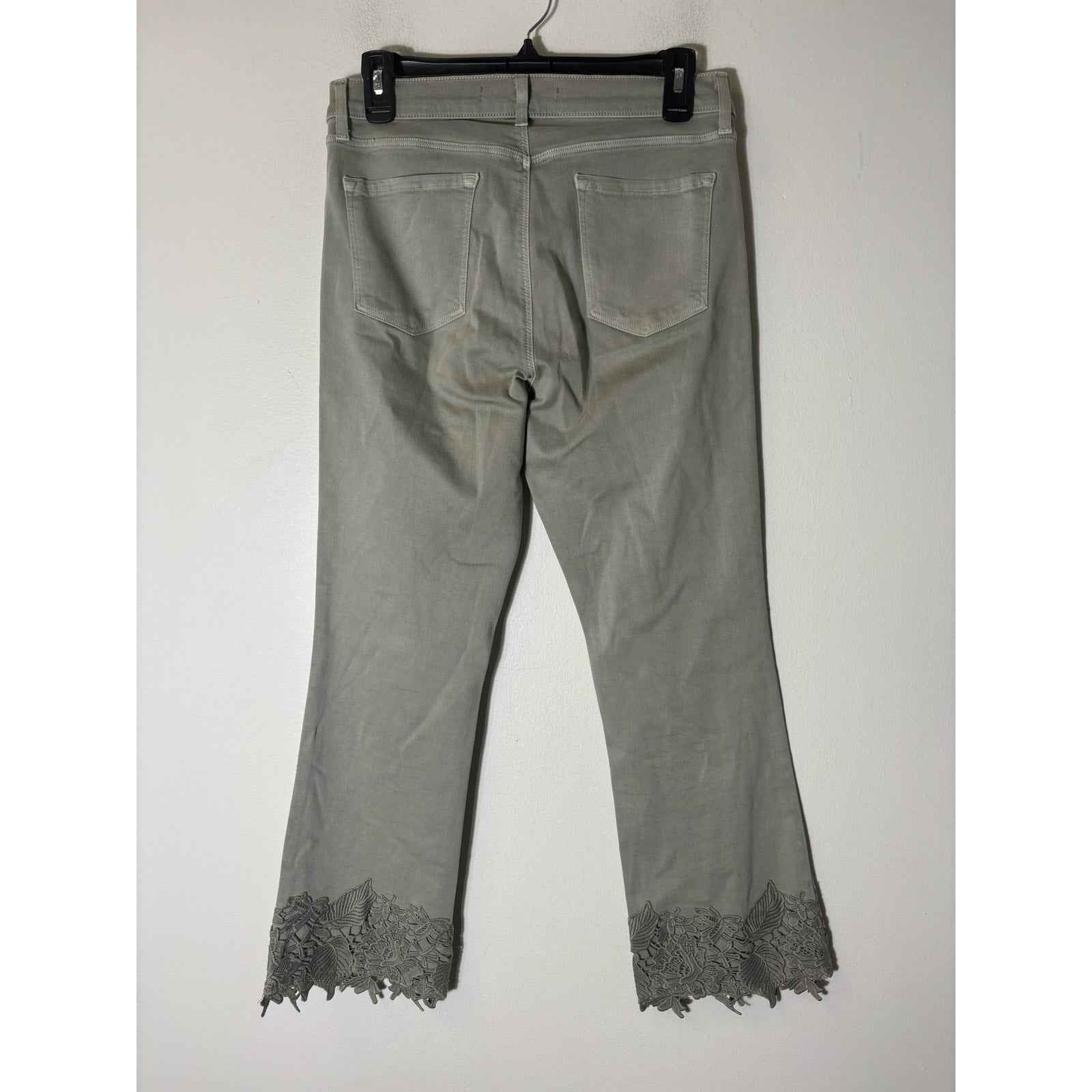 J Brand Mint Green Selena Denim Sz 30