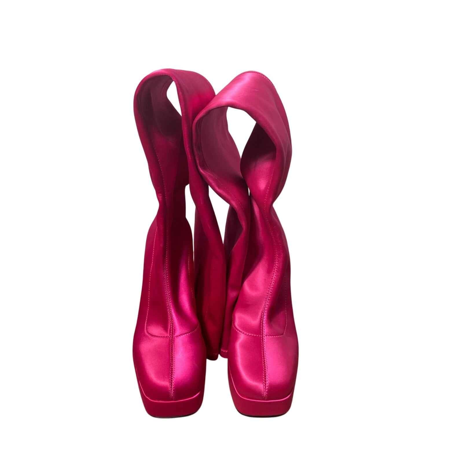 Katy Perry Hot Pink The Uplift OTK Boot Sz 6