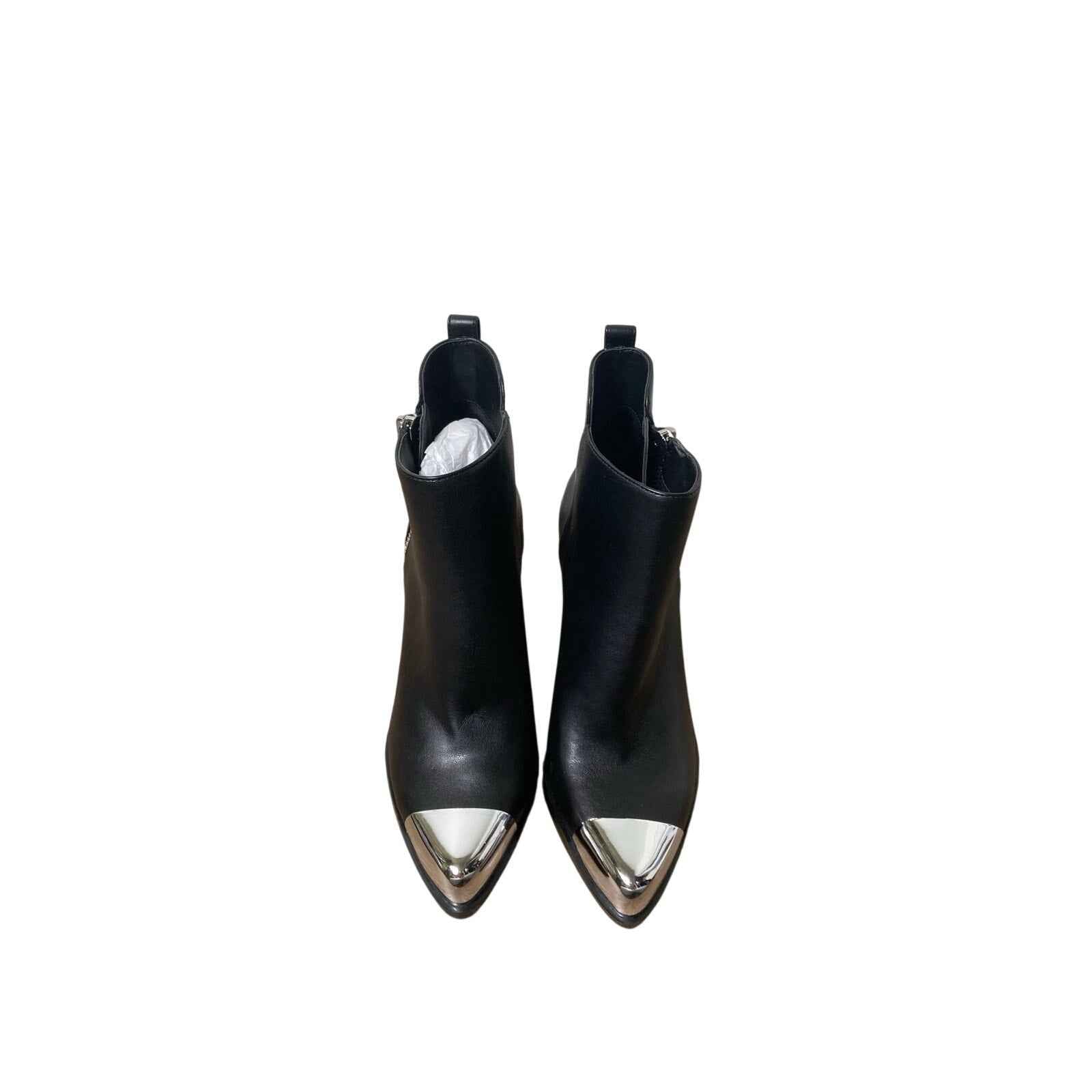 NWOB Katy Perry Black The Zaina Zip Up Bootie Sz 6