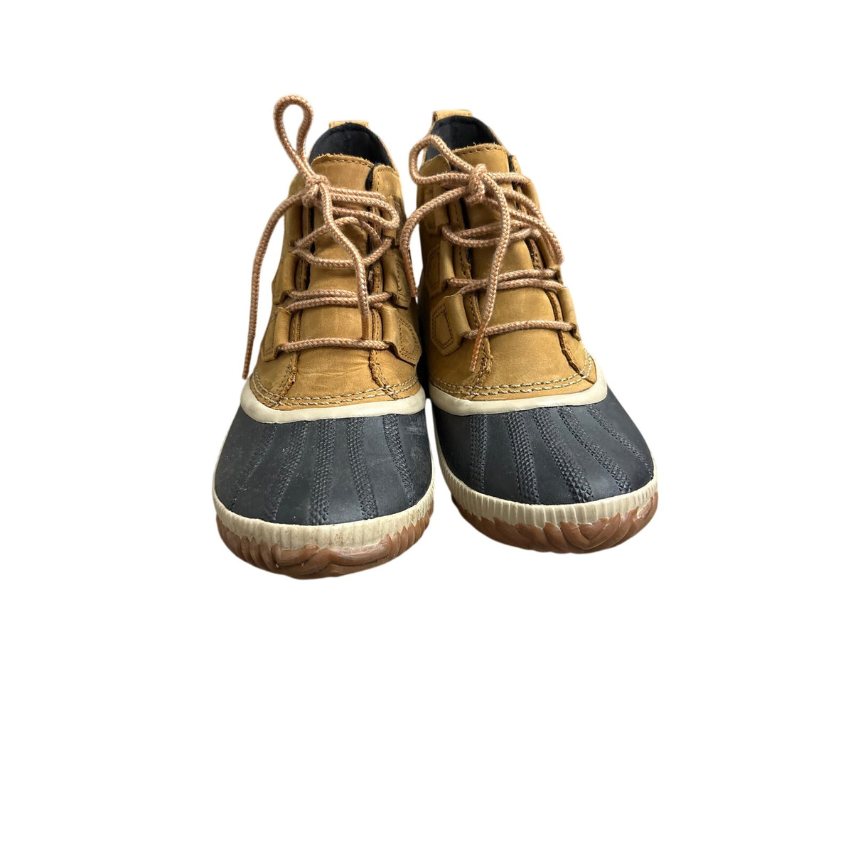 Sorel Brown and Black Waterproof Duck Shoes Sz 8