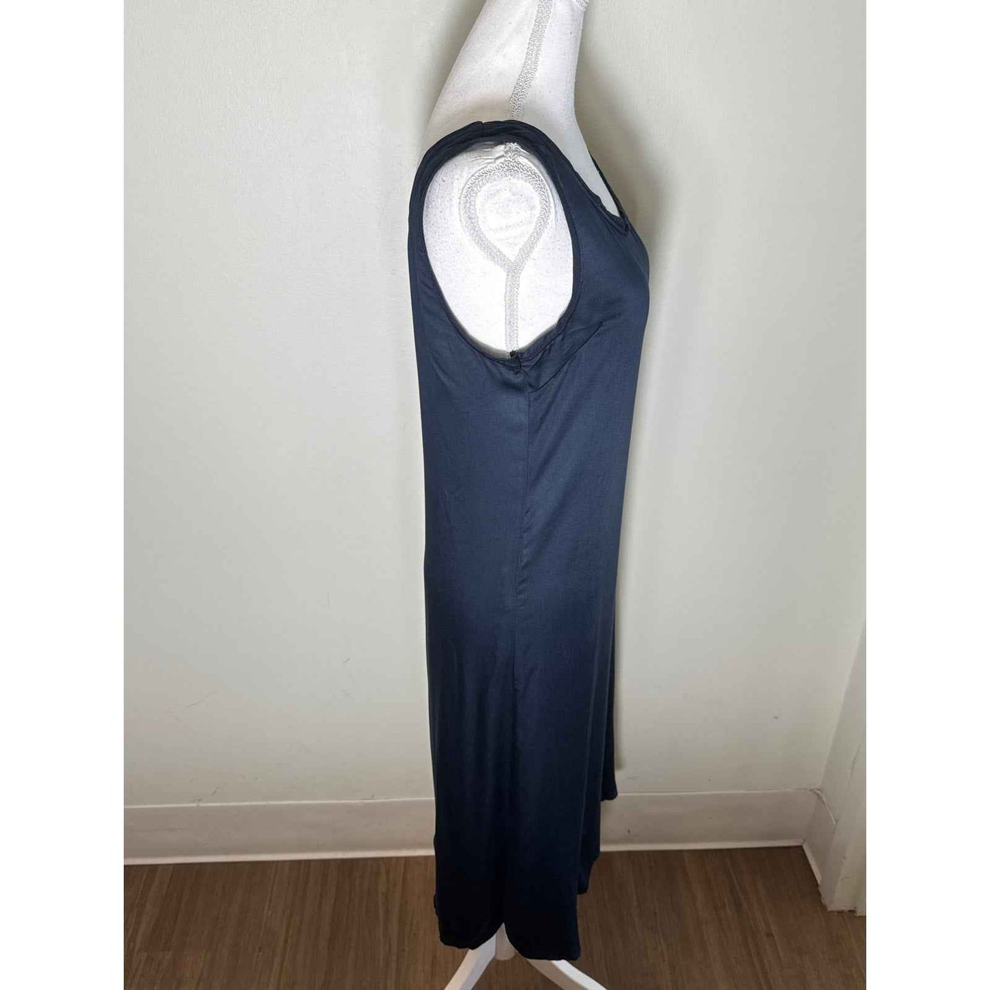 NWT Neu Nomads Navy Blue Silk Tank Dress Sz XS