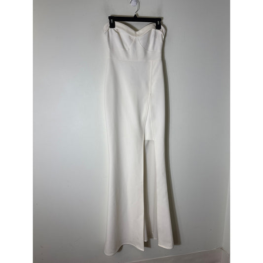 NWT Likely Ivory Strapless Fit and Flare "Norma" Formal Gown Sz 0