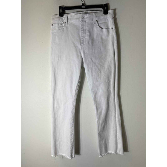 Pistola White Flare Leg Ankle Jeans Sz 30
