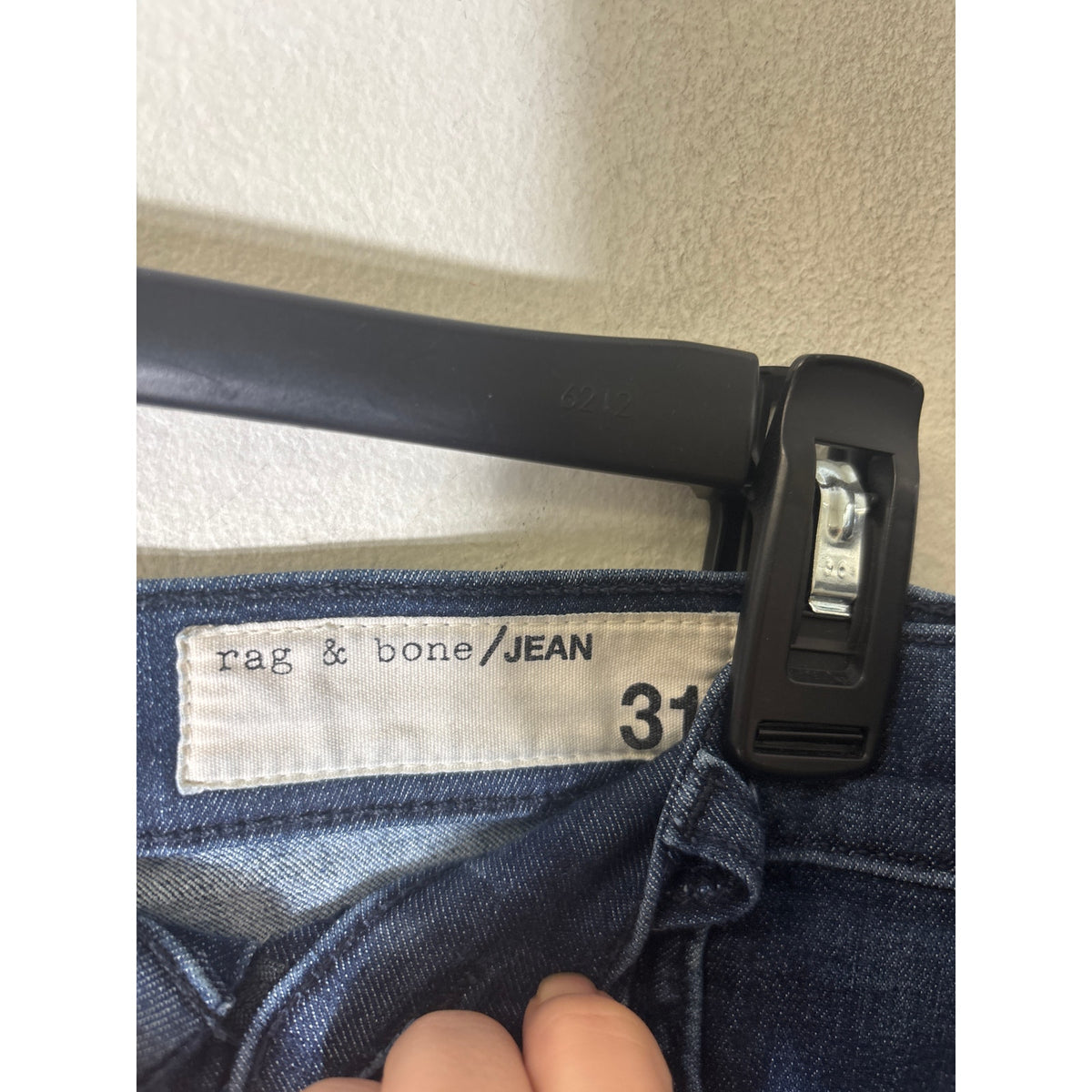 Rag & Bone Dark Wash Skinny Ankle Blue Jean Sz 31