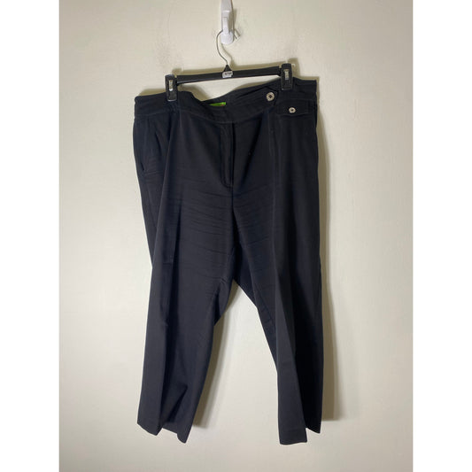 Island Republic Black Pique Pants Sz 16
