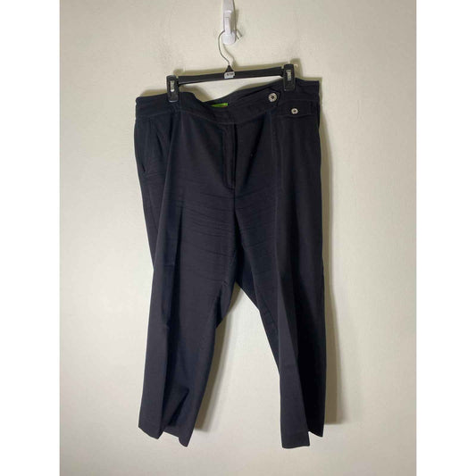 Island Republic Black Pique Pants Sz 16