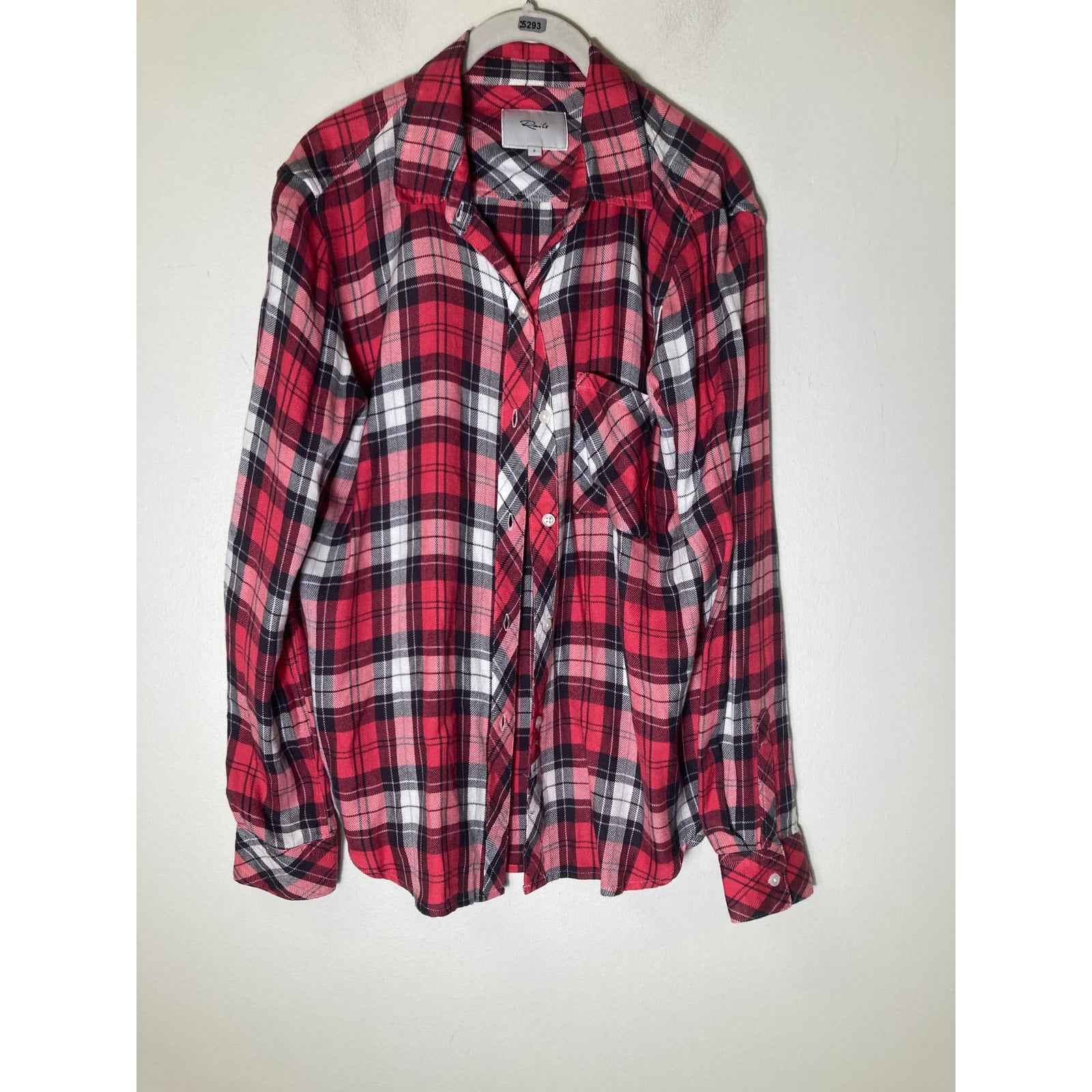 Rails Red Plaid Soft Flannel Shirt sz S