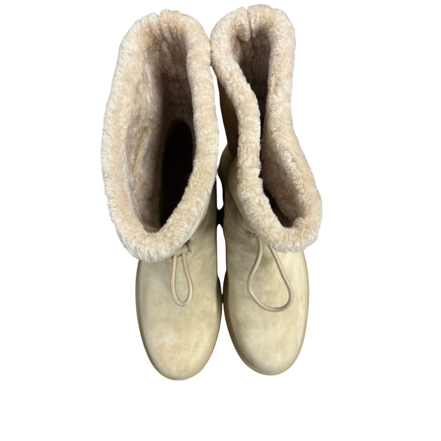 New Vince Tan Suede Water Repellant Boots Sz 9