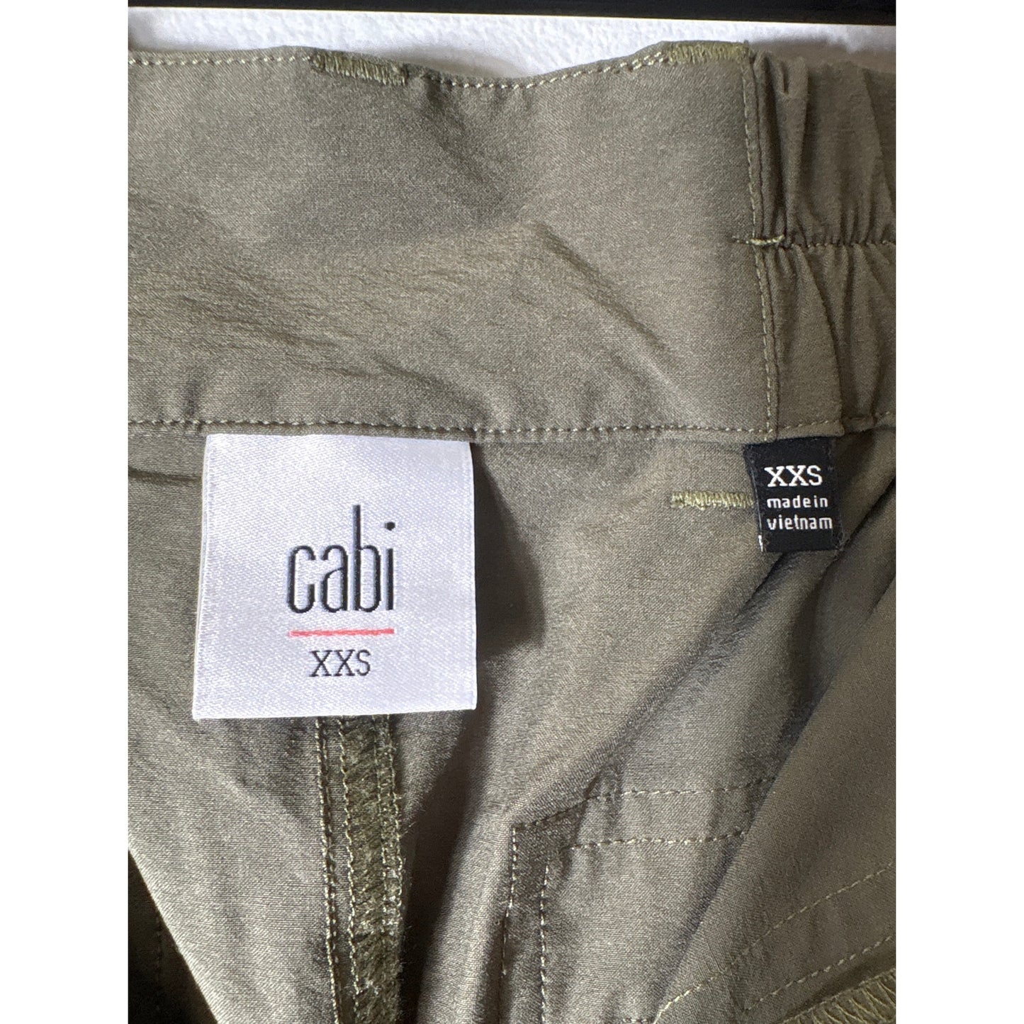 Cabi Hunter Green Cargo Style Pants Sz XXS
