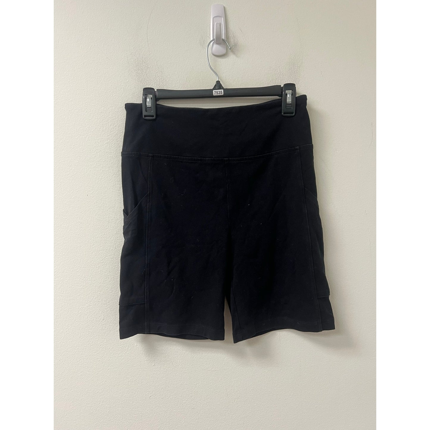 Lou & Grey Black Exercise Compression Shorts Sz M