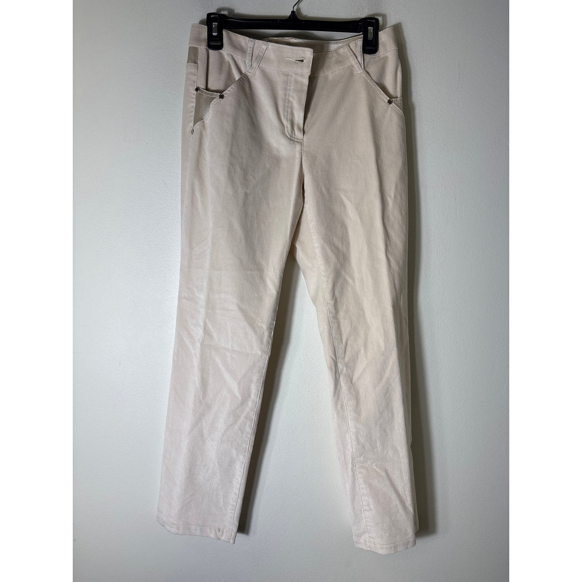 Per Se Cream Coyduroy Pants Sz 4