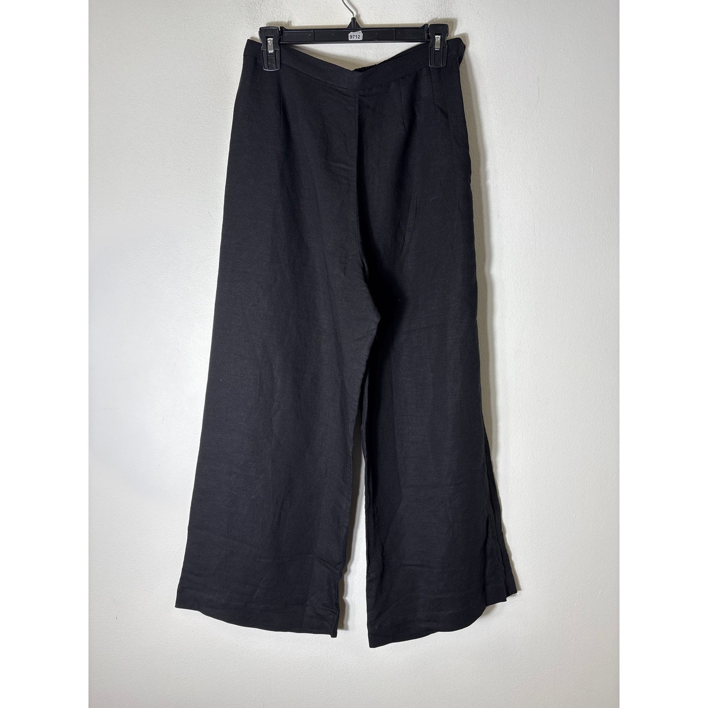 NWT Emerson Fry Black Linen Pants Sz M