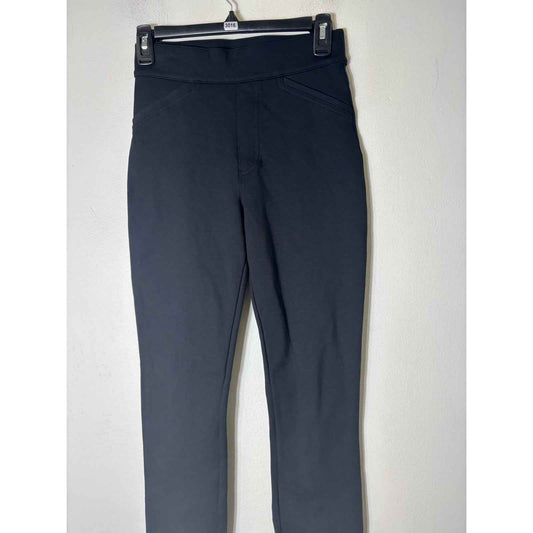 Spanx Black Pull On Skinny Ankle Pants Sz XS