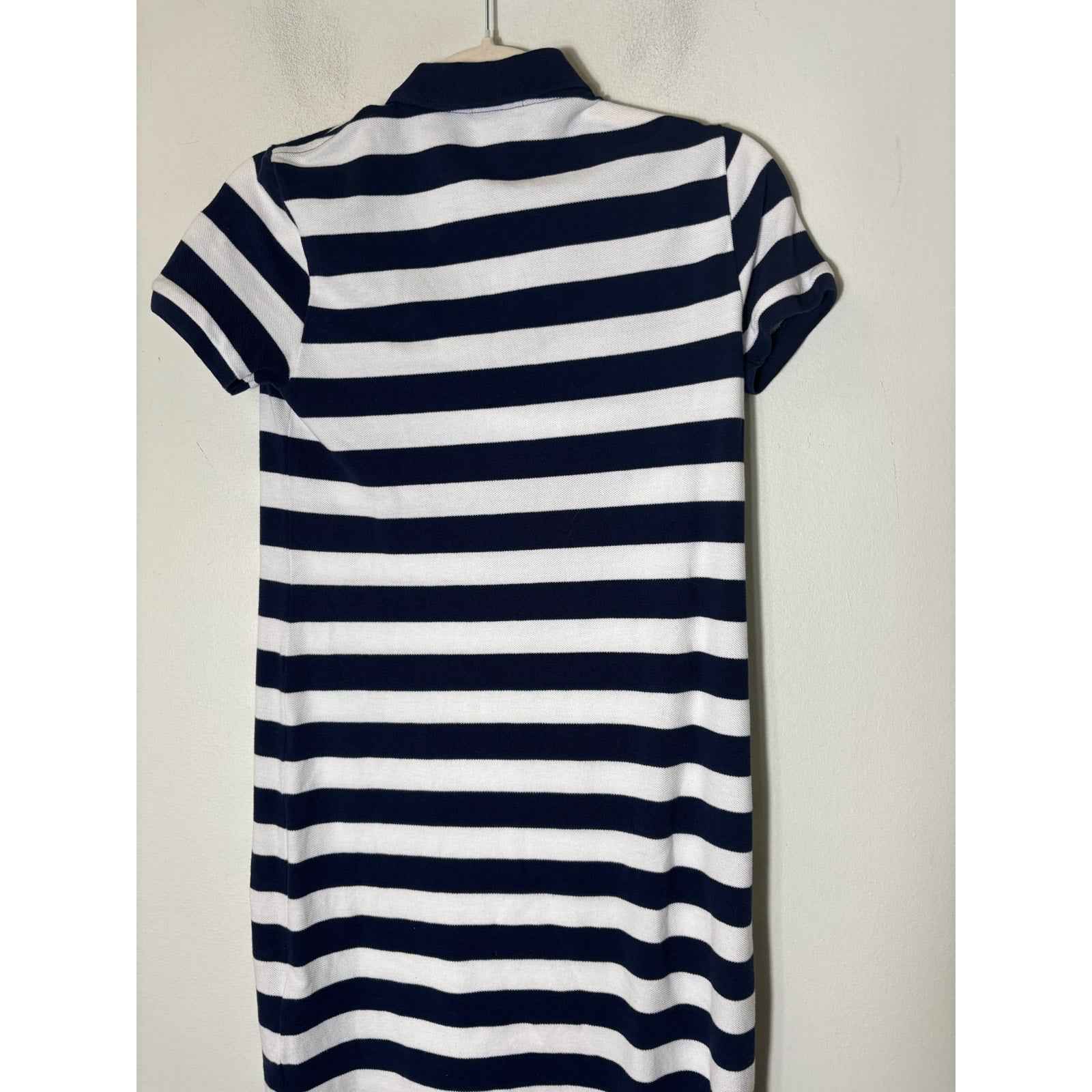 Polo Clasic Navy and White Stripe Dress Sz XS