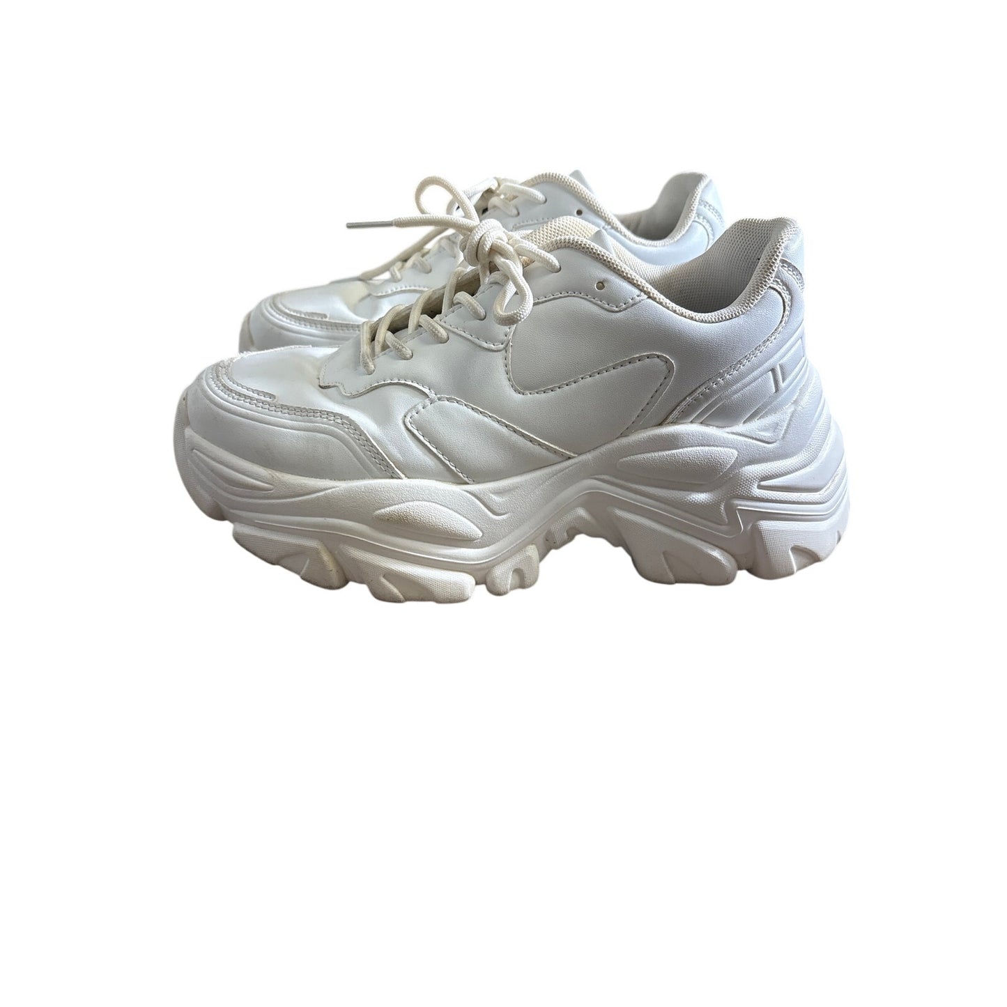 Berness Blair Dad White Chunky Platform Sneaker Sz 9