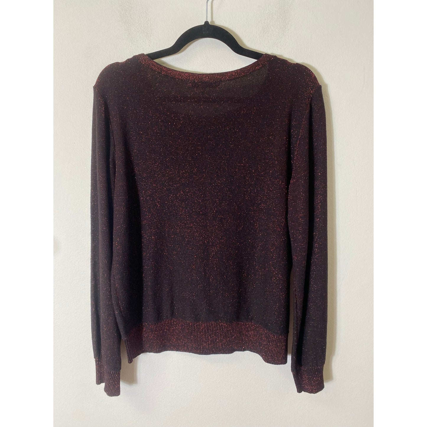 Milly Black and Red Sweater Sz L