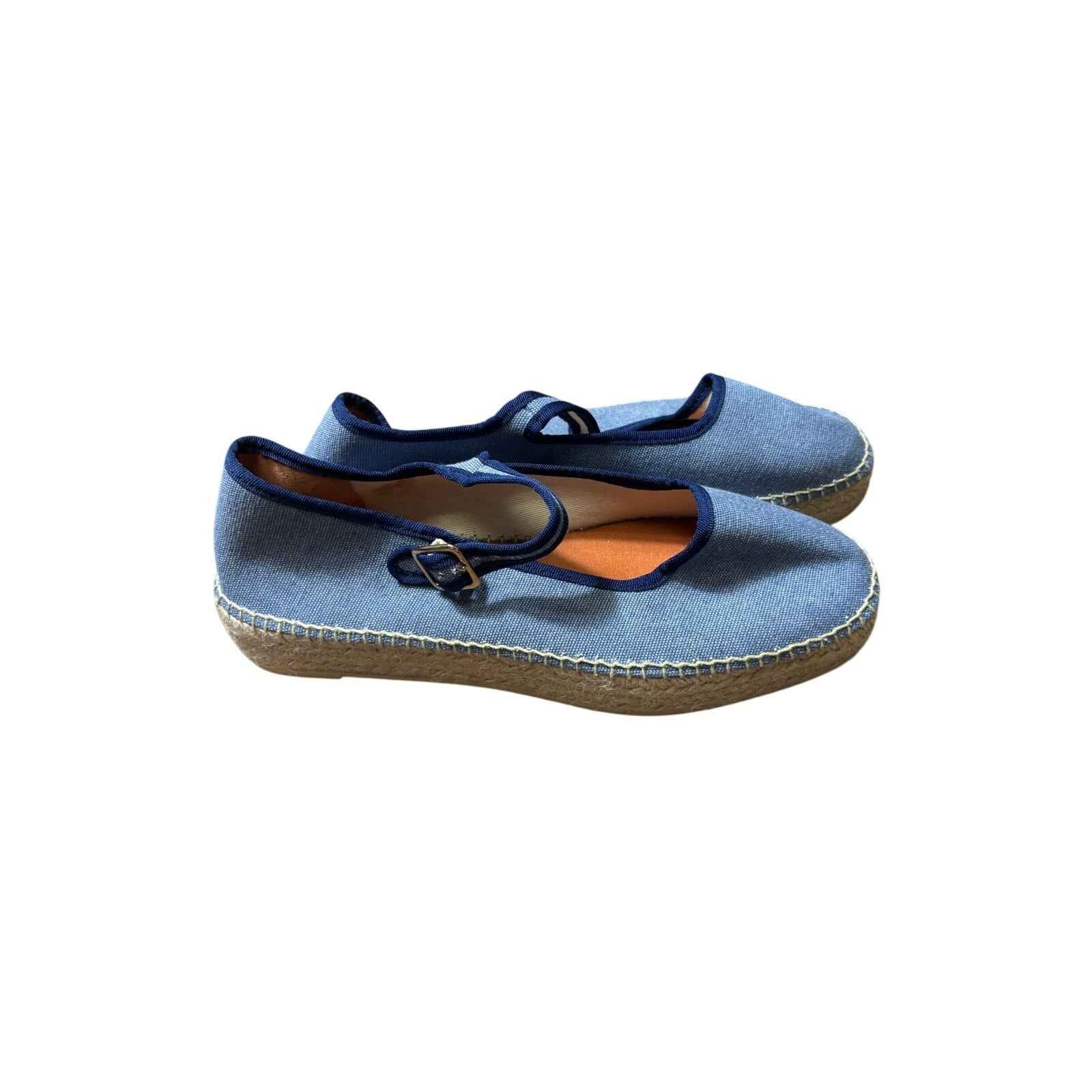 NWOB Maeve Denim Mary Jane Shoes Sz 41 (10)