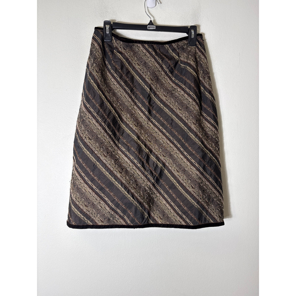 J. Jill brown pencil skirt Sz 10