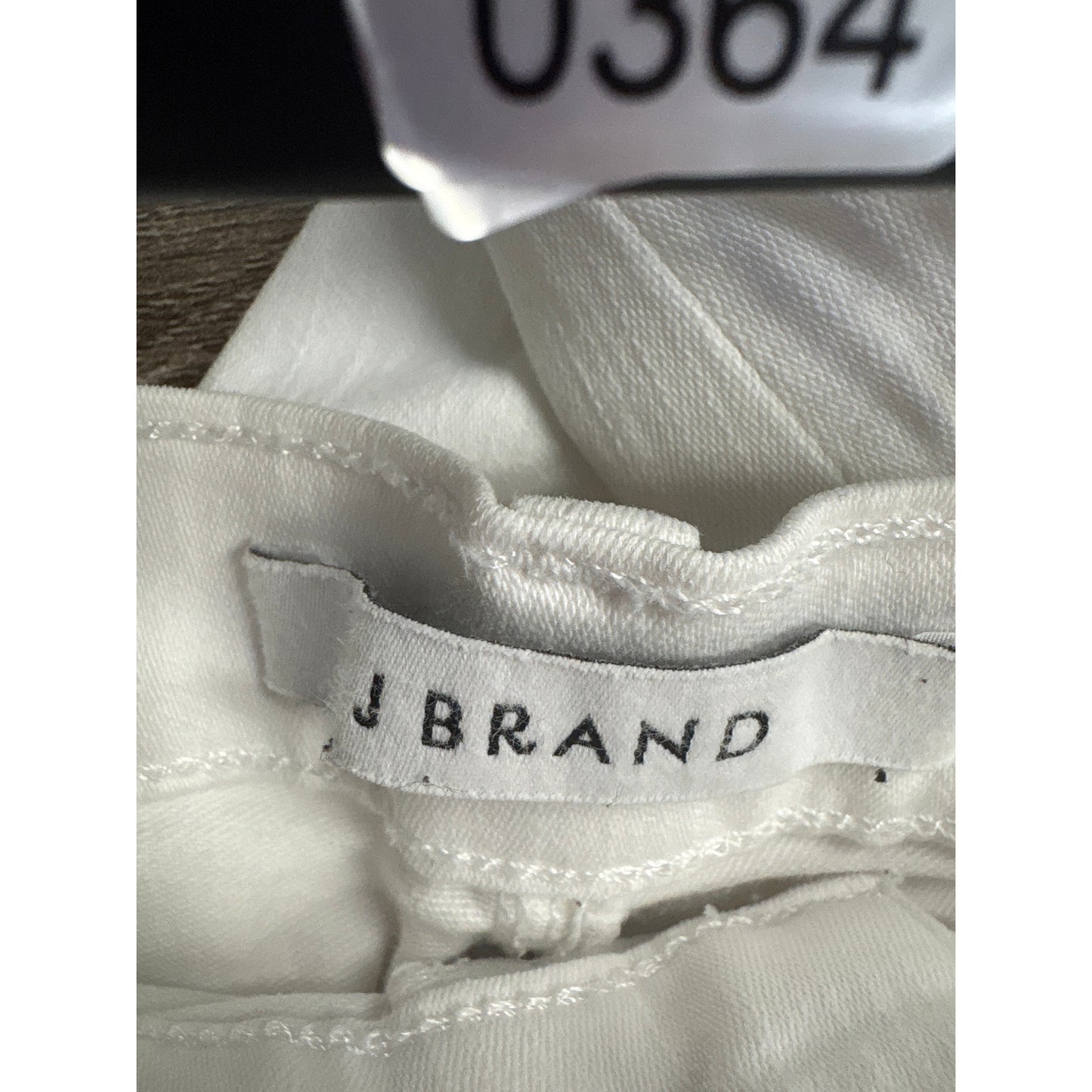 J Brand White "Maria High Rise Skinny" Denim Jeans Sz 32