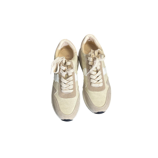 NWOB Oasis Society Off White Lace Up Fashion Sneaker Sz 6