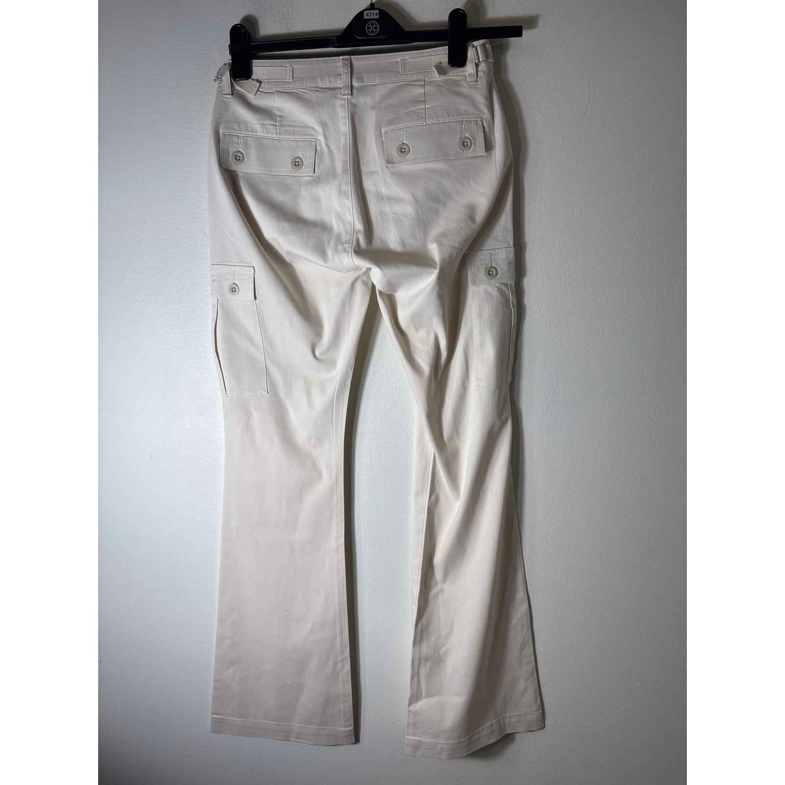 John Elliot Off White Flare Leg Pants Sz 27