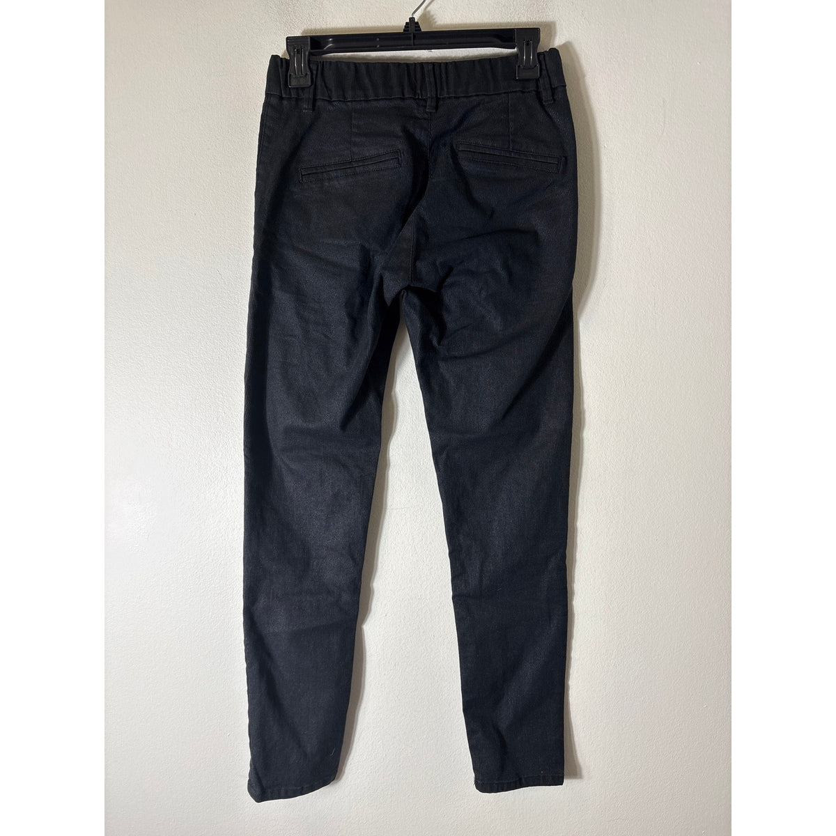 Bevy Flog Black Pull On Slim Leg Pants sz 28