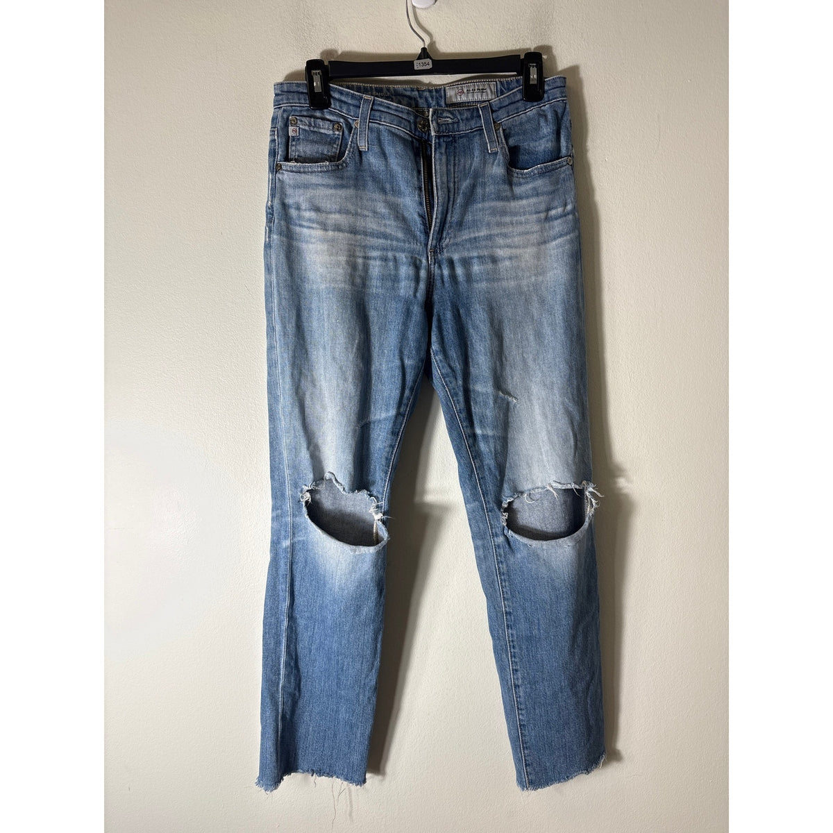 AG The Isabelle High Rise Crop Denim Sz 29