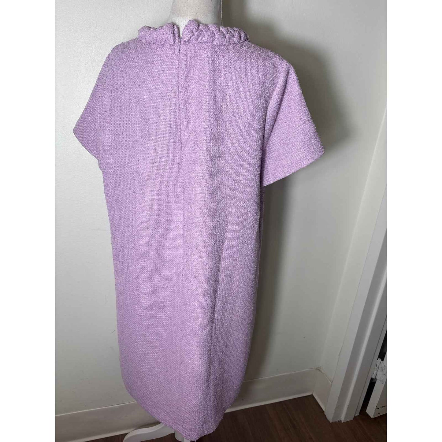 Tuckernuck Lavender Jackie Tweed A-Line Mini Dress Sz XL