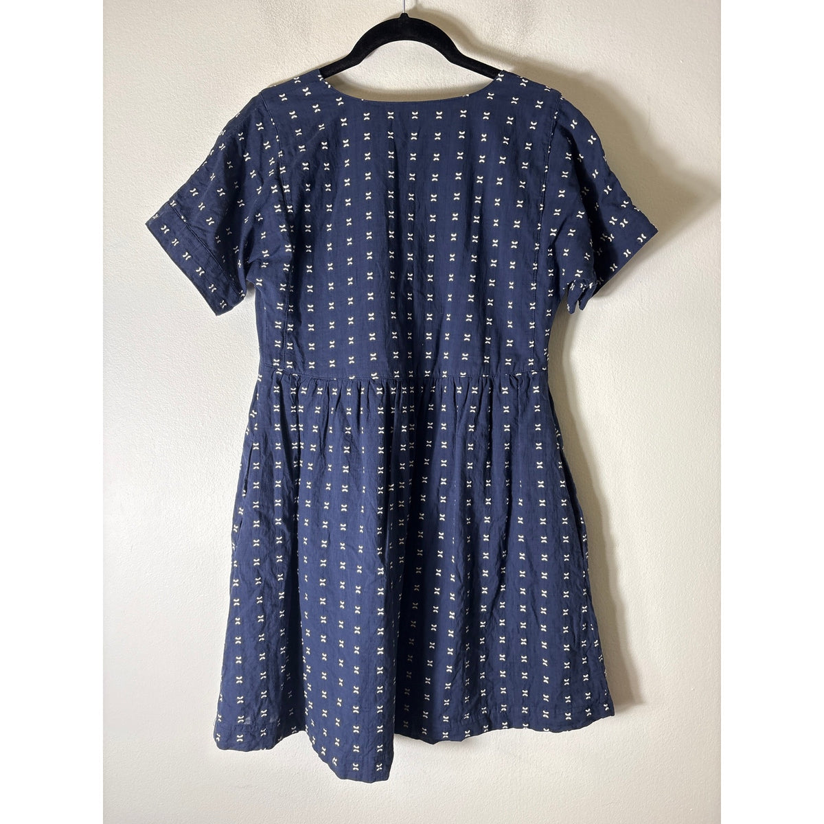 Madewell Navy With White Stitching Mini Dress Sz XS