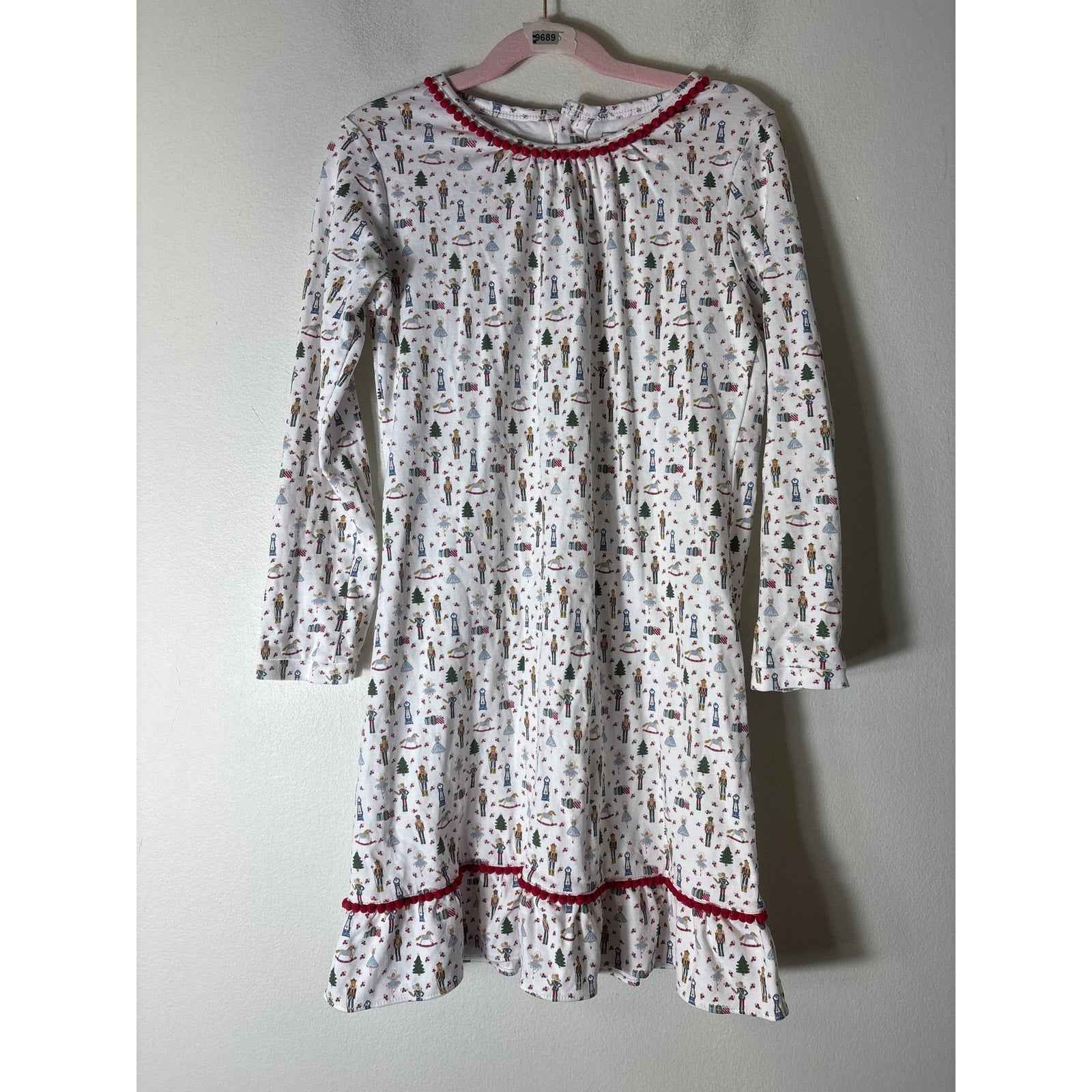 Girls Lila & Hayes Nutcracker Christmas Nightgown Sz 8