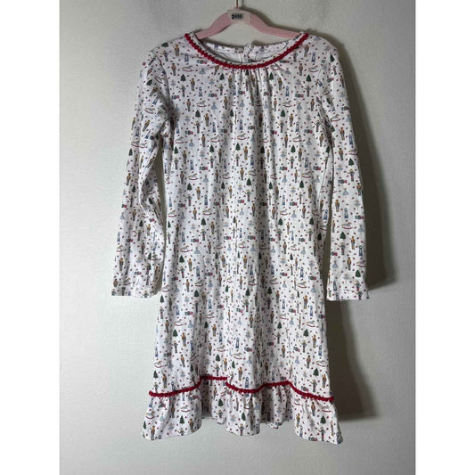 Girls Lila & Hayes Nutcracker Christmas Nightgown Sz 8