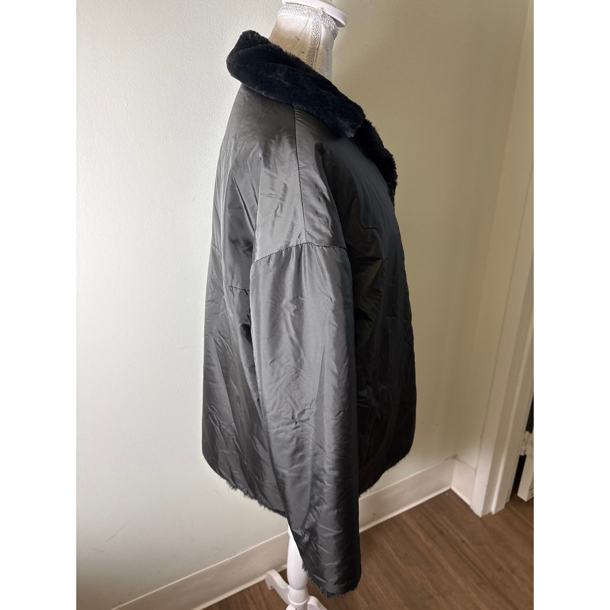 Ann Mashburn Reversible Fur/Waterproof Car Coastr Sz S