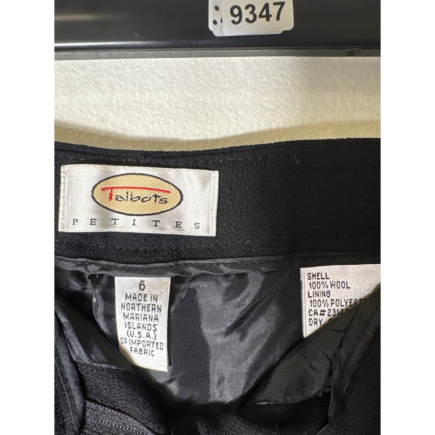 Talbots Petites Black Dress Pants Sz 6