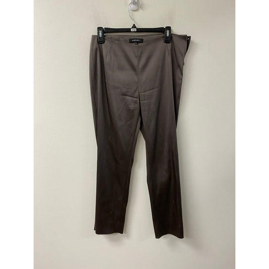 Lafayette 148 Brown Stanton Dress Pants Sz 6
