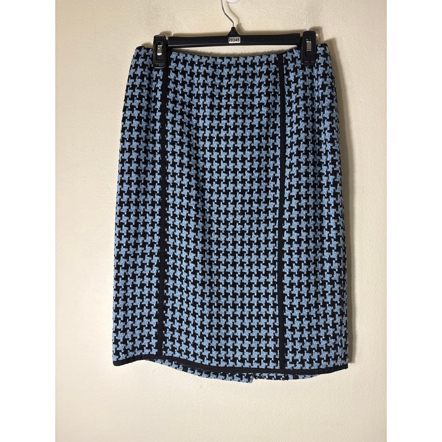 Carlisle Light Blue&Black Pencil SKirt Sz 4