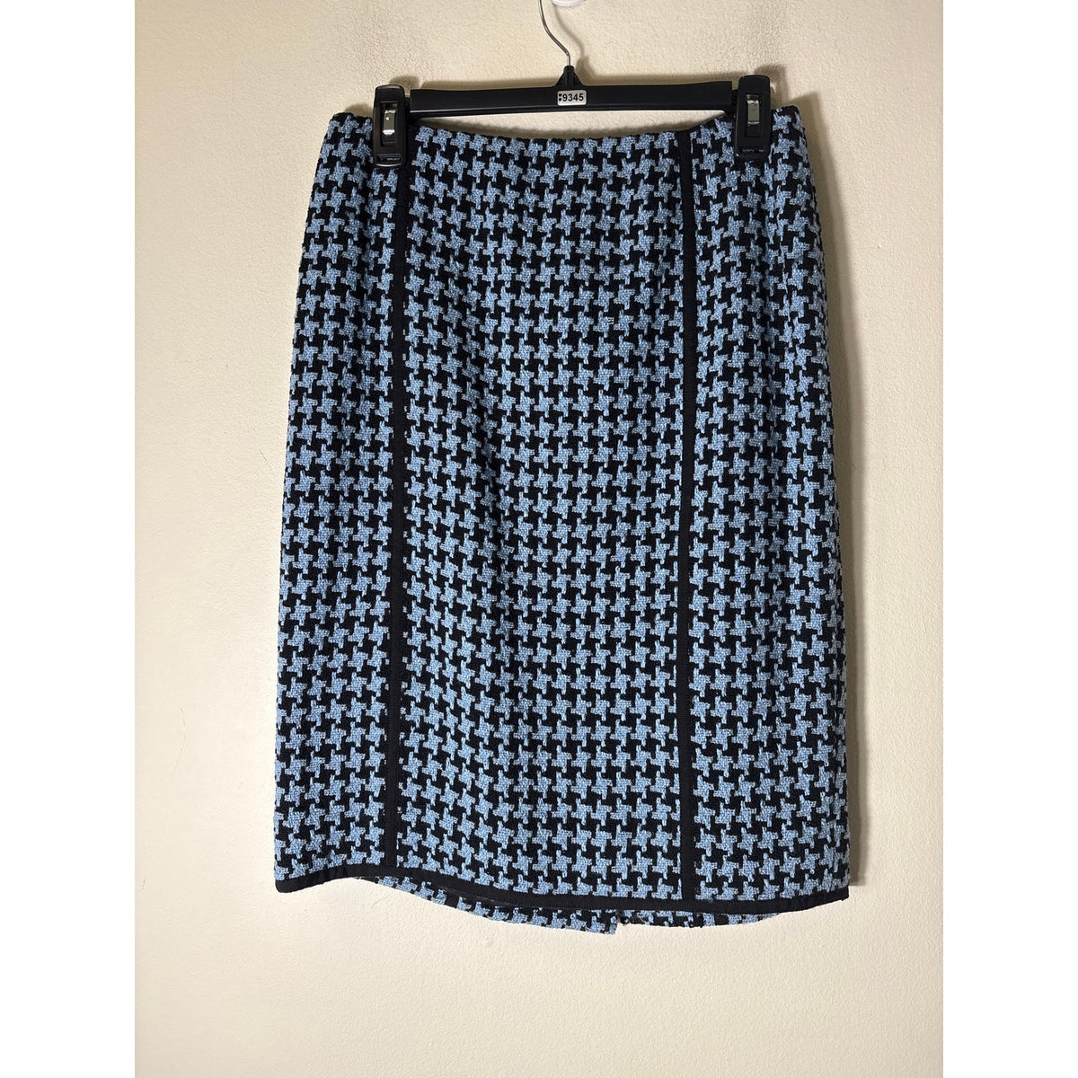 Carlisle Light Blue&Black Pencil SKirt Sz 4