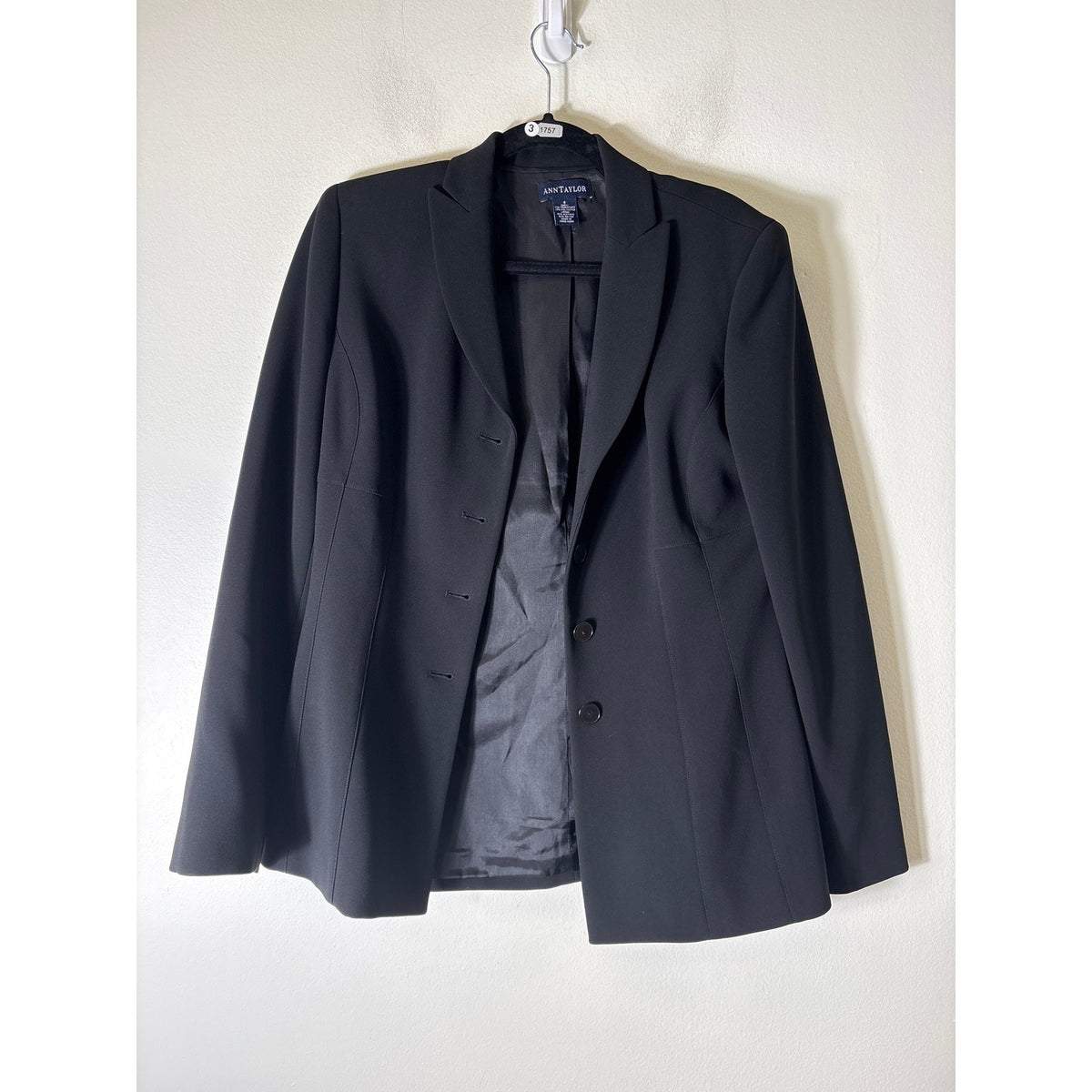 Ann Taylor Black Blazer Sz 4