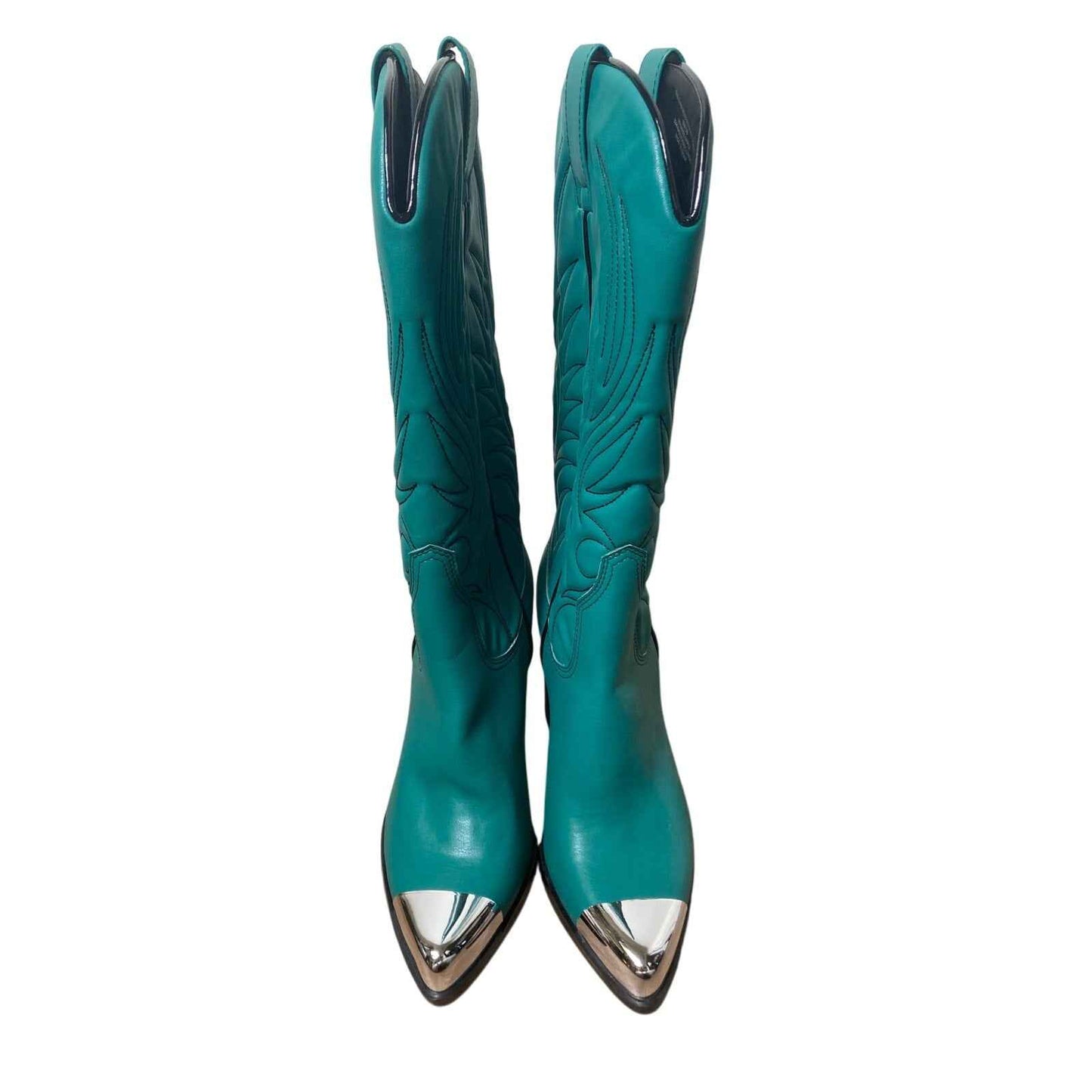 NWOB Katy Perry Green The Zania Western Boot Sz 6