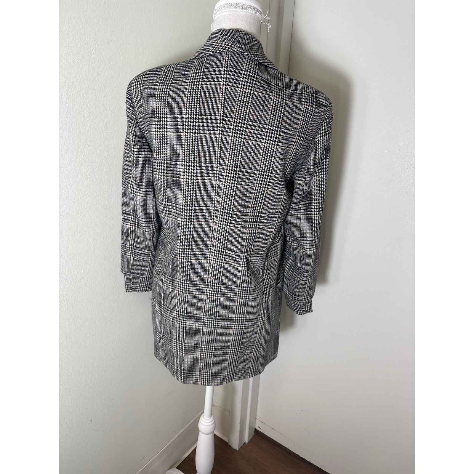 Blank NYC Houndstooth Black and White Jacket Sz S