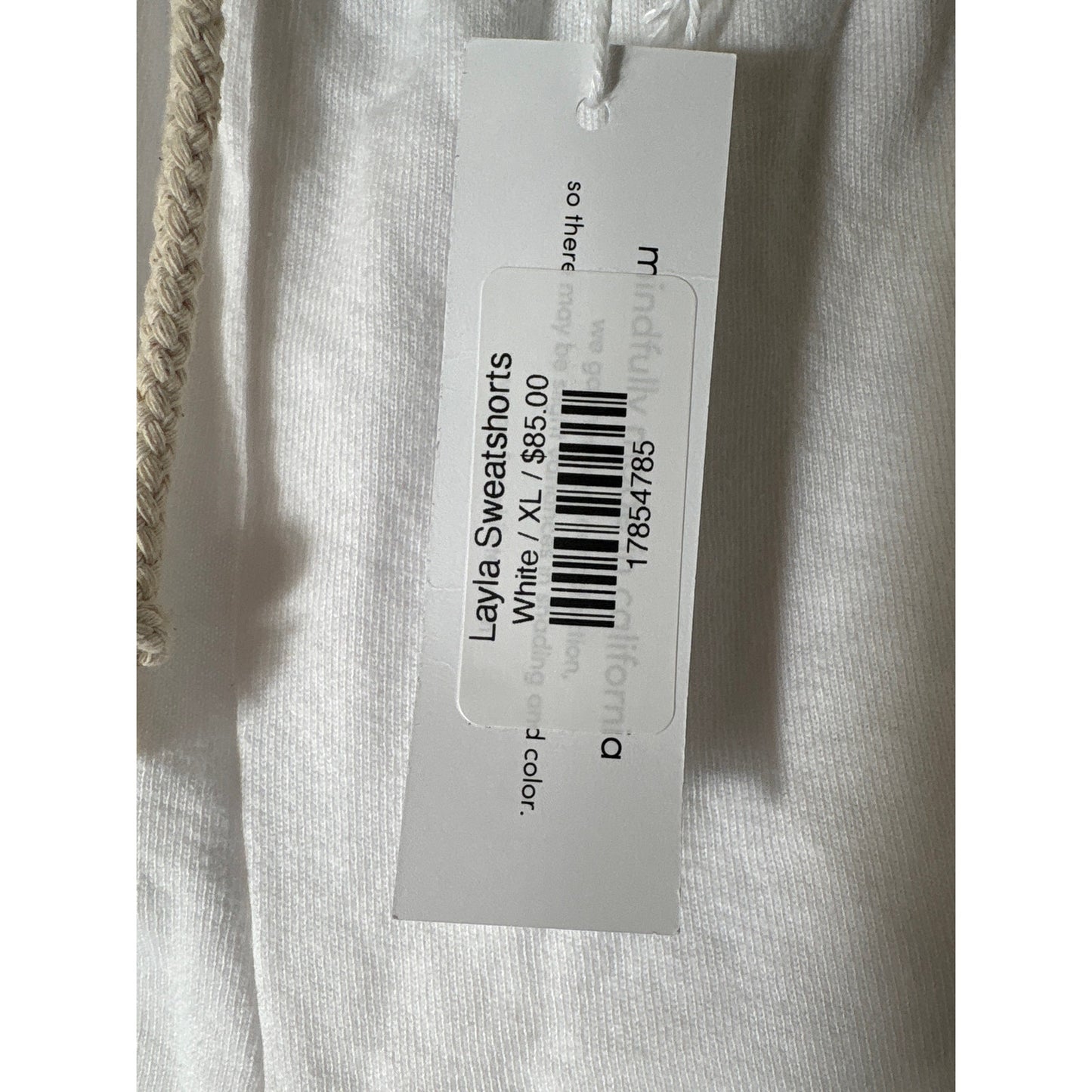 NWT Perfect White Tee Delta Dela Delta White Bikini Embroidered Shorts Sz XL